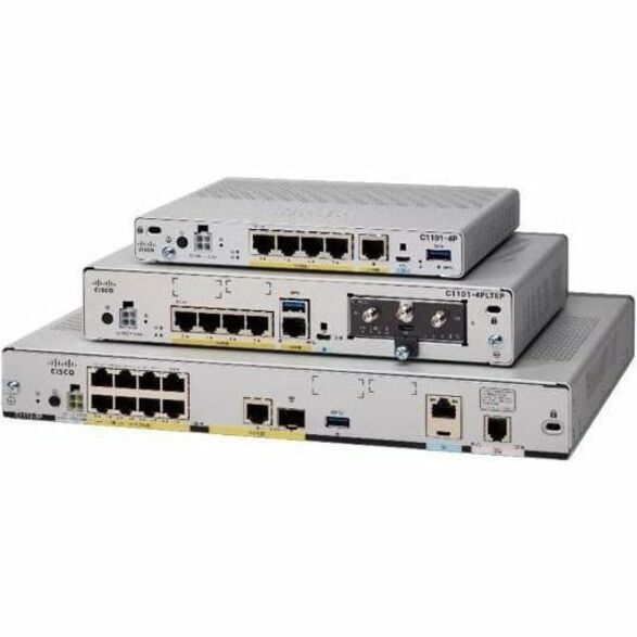 ISR 1100 8P 8G DUAL GE ROUTER PLUGGABLE SMS/GPS EMEA & NA