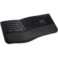 KENSINGTON Pro Fit Ergo Wireless Keyboard - Black - Wireless Connectivity - Bluetooth/RF - 2.40 GHz - USB Interface - Black(Open Box)