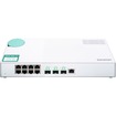 QNAP (QSW-308-1C) 8-Port unmanage 1GbE switch. Eight 1GbE NBASE-T ports, Three 10GbE SFP+ with shared one 10GBASE-T ports  unmanage switch, 10GbE NBASE-T support for 5-speed auto negotiation (10G/5G/2.5G/1G/100M) "