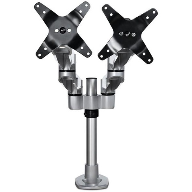 VESA 75X75/100X100MM HEAVY DUTY DUAL MONITOR MOUNT FOR TWO DISPLAYS UP TO 30IN (