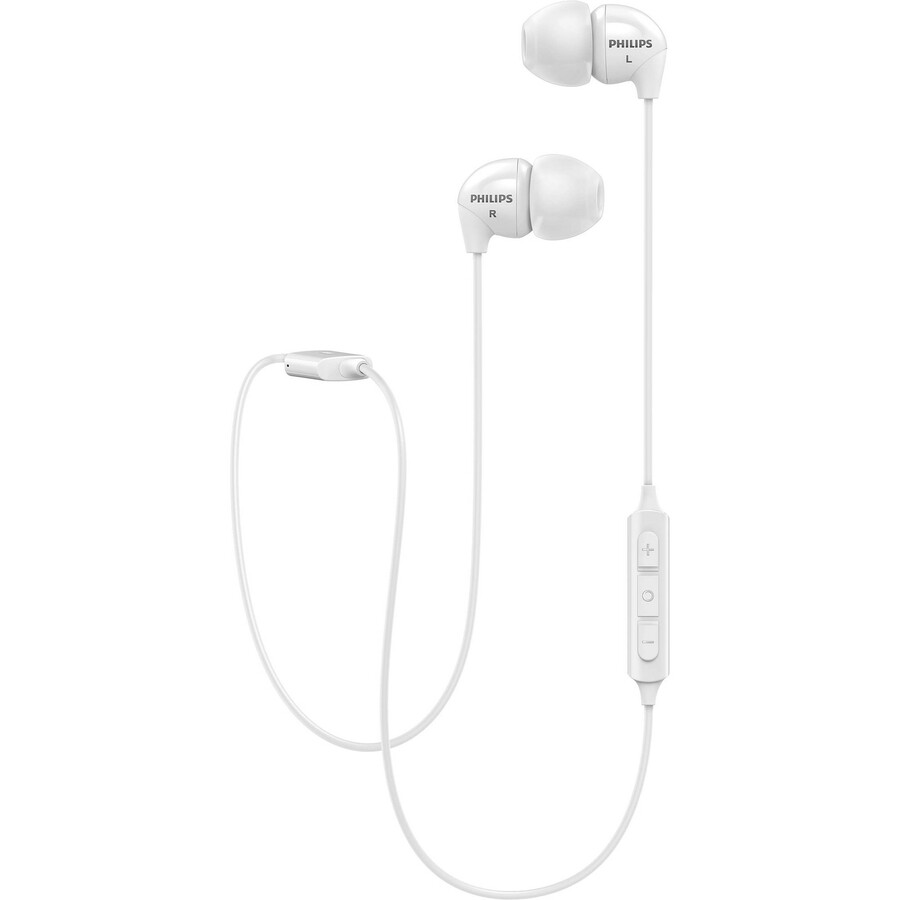 Écouteurs sans fil Bluetooth 5.0 Philips UpBeat SHB3595 intra-auriculaires - blanc