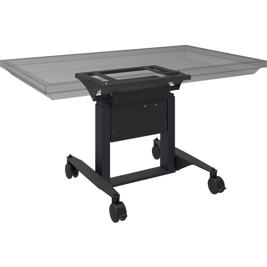 E-BOX MOTORIZED MOBILE CART WITH 90-DGREE TILT AND WHEELS (FAST TRAVEL, LOW PROF