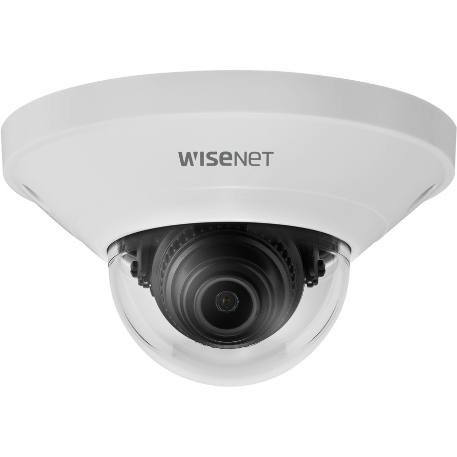 WISENET Q MINI NETWORK INDOOR DOME CAMERA, 5MP @ 30FPS, 2.8MM FIXED FOCAL LENS (