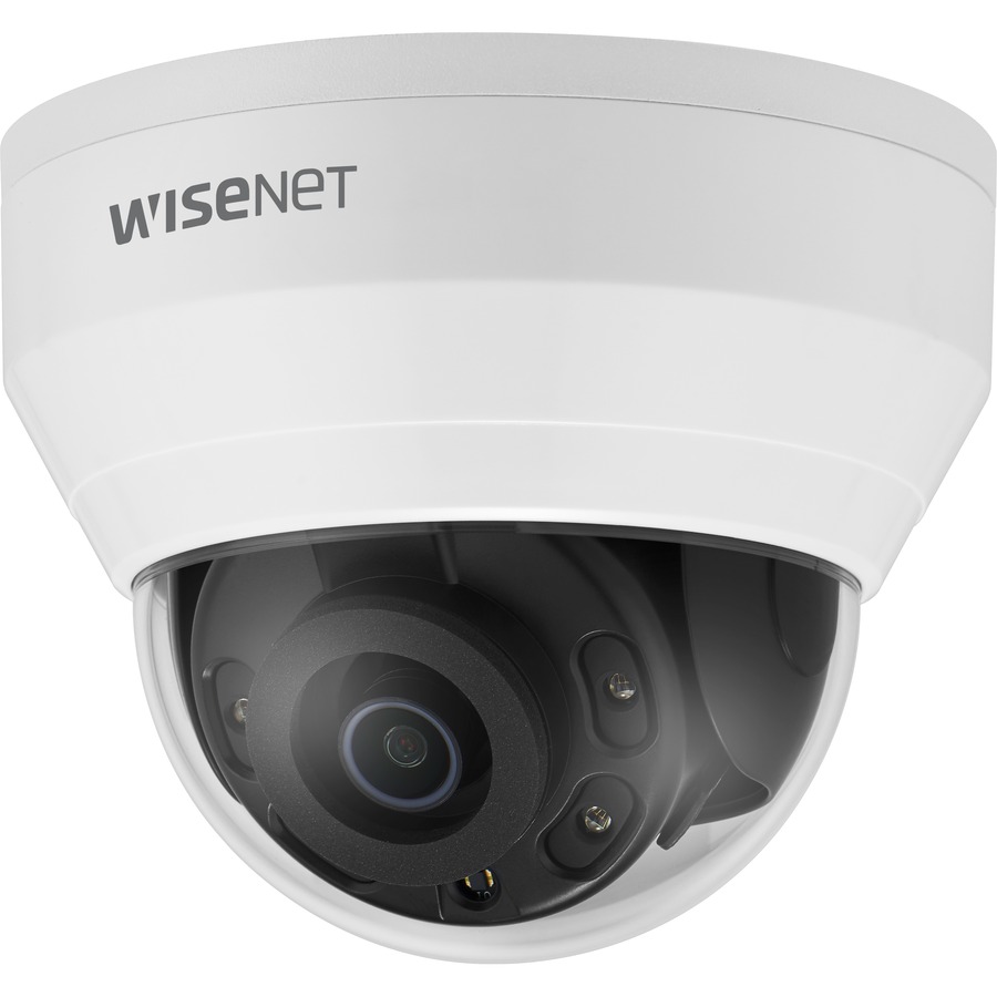WISENET Q NETWORK INDOOR DOME CAMERA, 5MP @ 30FPS, 2.8MM FIXED FOCAL LENS (104 )