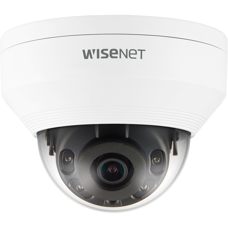 WISENET Q NETWORK OUTDOOR VANDAL DOME CAMERA, 5MP @ 30FPS, 2.8MM FIXED FOCAL LEN