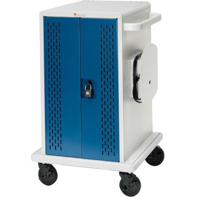 36X CORE MS, BACK PANEL, CONCRETE W/ PACIFIC BLUE DOORS