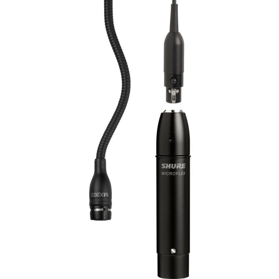 OVERHEAD CONDENSER MICROPHONE, CARDIOID, WHITE, IN-LINE PREAMP