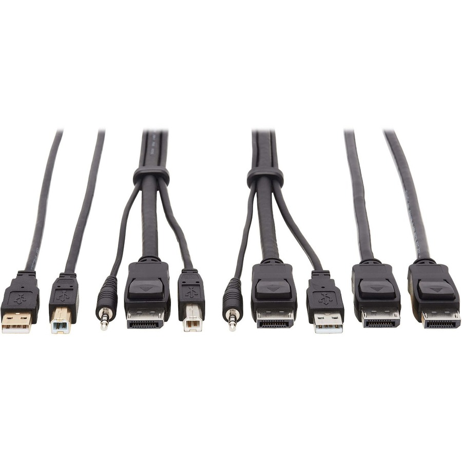 DUAL DP KVM CBL  6FT