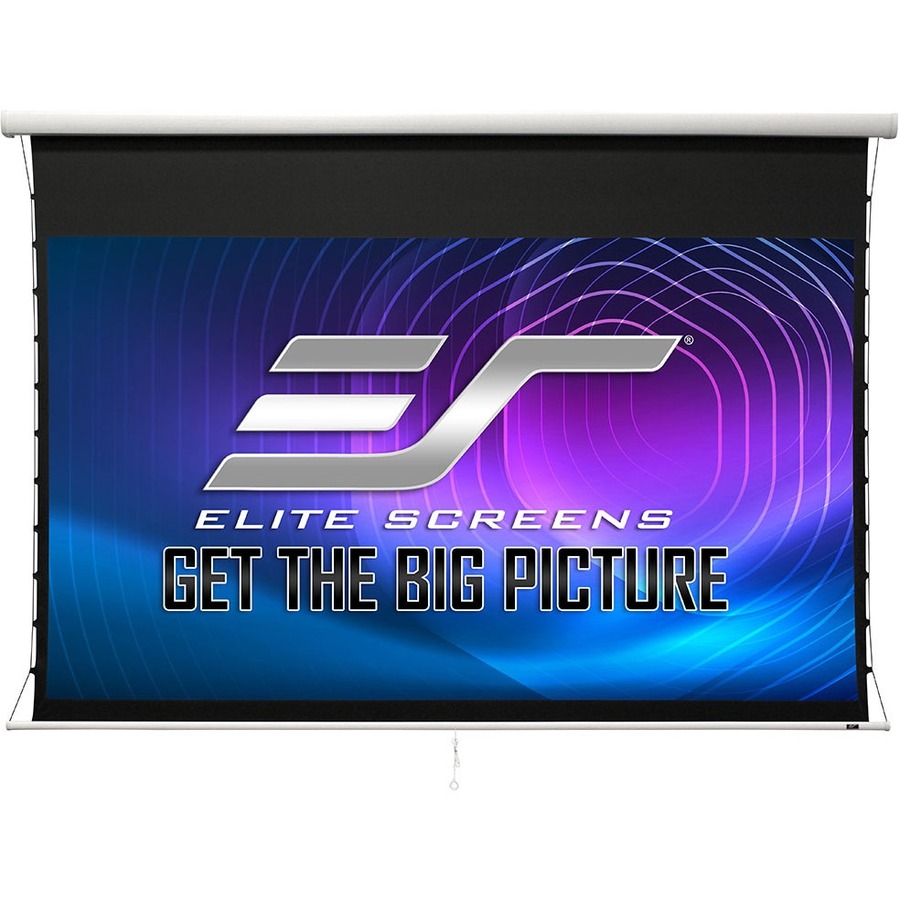 ELITE SCREENS MANUAL TAB-TENSION 2, 140 DIAG. 16:9, SLOW RETRACT MECHANISM TAB-T