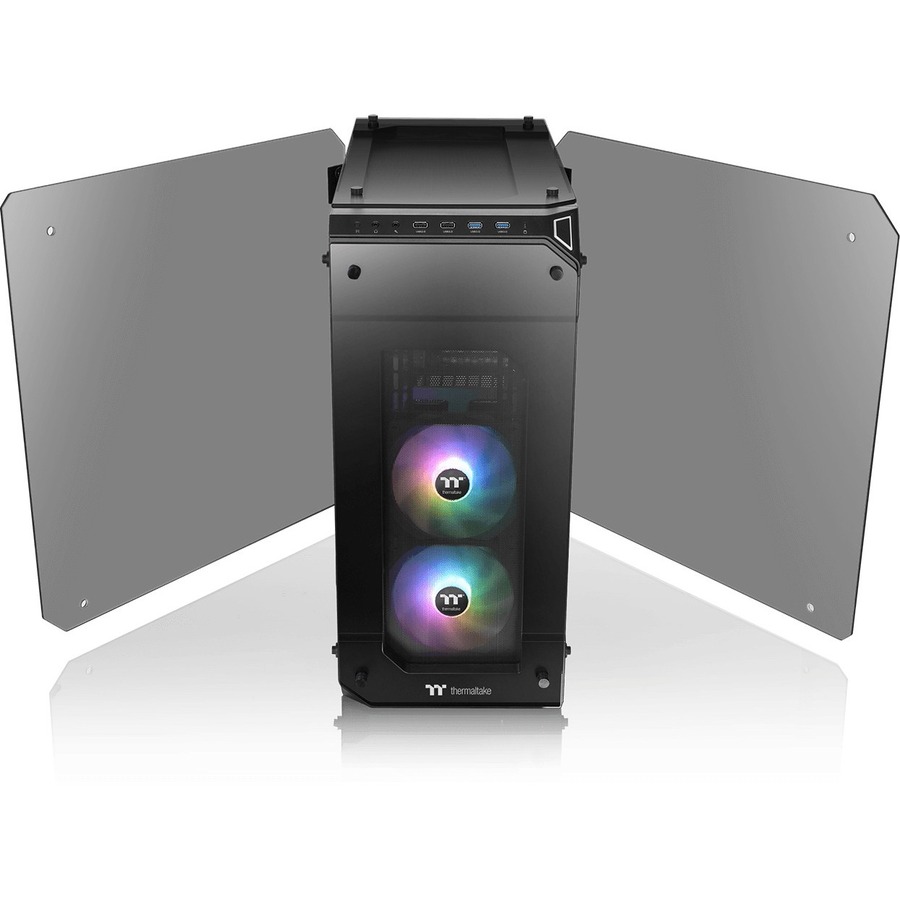 COMES WITH 4-SIDE 5MM TEMPERED GLASS AND TOTAL THREE 140MM ARGB FANS, WHICH IS R