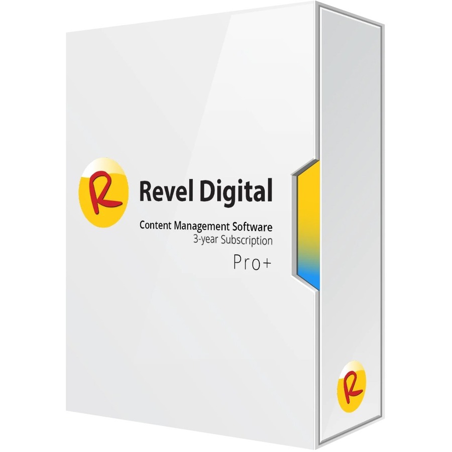 REVEL DIGITAL CMS PRO SUB PLAN LICS KEY F 36 MOS 3YRS F ONE DEV