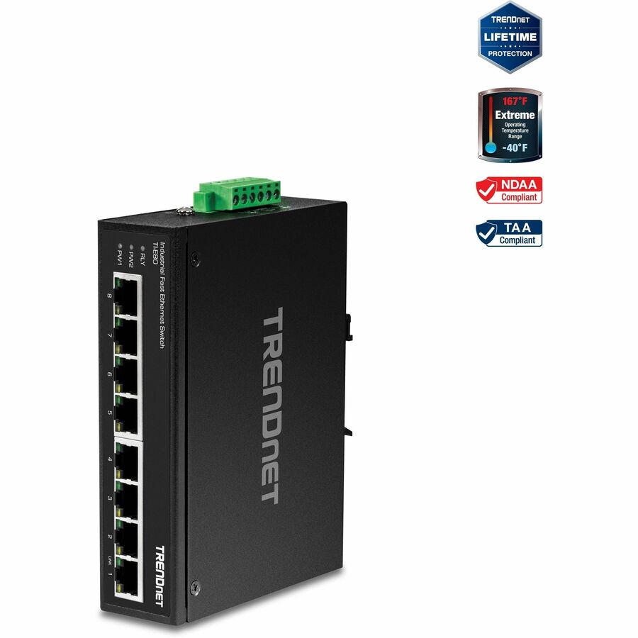 8Port Industrial Fast Etherne