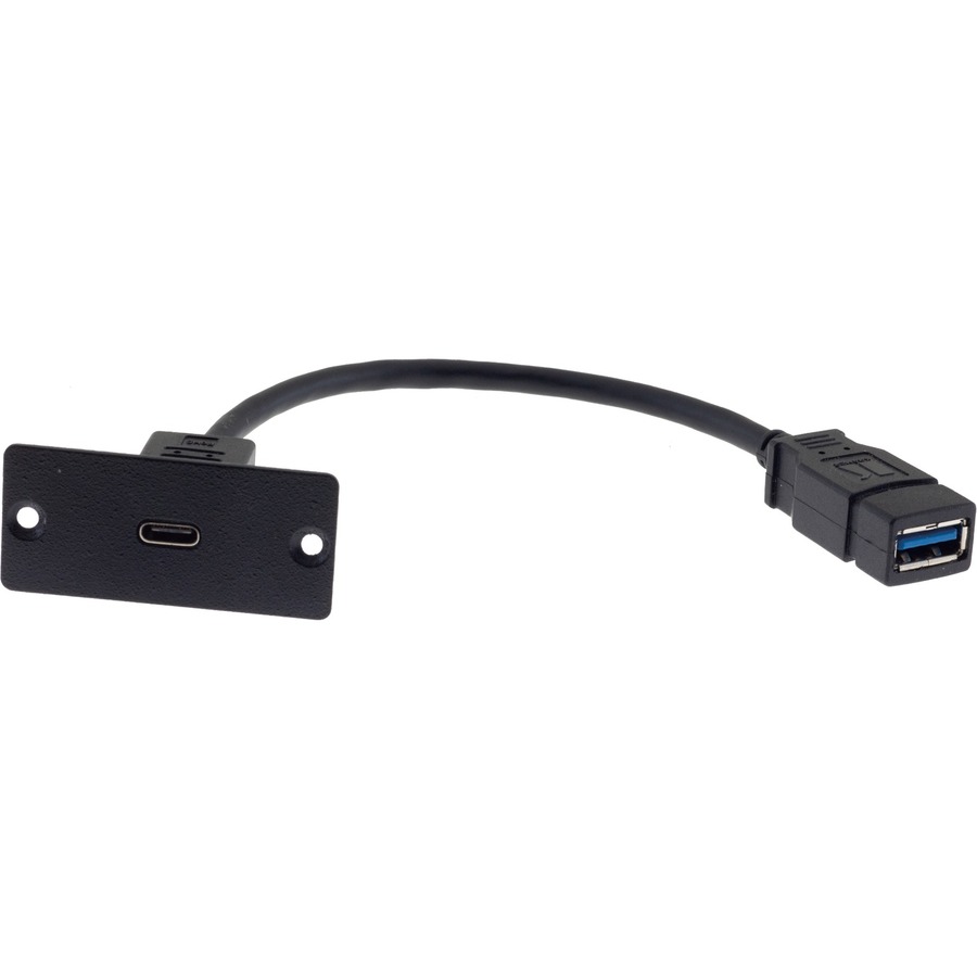 WALL PLATE INSERT - USB3.0 TYPE C(F) TO TYPE A(F) CABLE