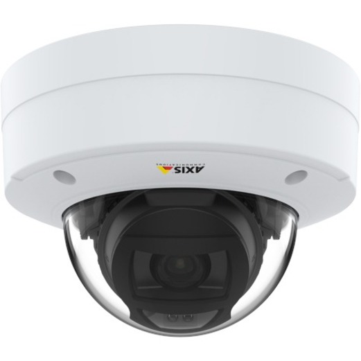 AXIS P3245-LVE 2 Megapixel HD Network Camera - Color - Dome - White - 131.23 ft (40 m) - MJPEG, H.264/MPEG-4 AVC, H.265/MPEG-H HEVC - 1920 x 1080 - 3.4 mm- 8.9 mm Varifocal Lens - 2.6x Optical - 60 fps - RGB CMOS - Conduit Mount, Ceiling Mount, Pendant Mo