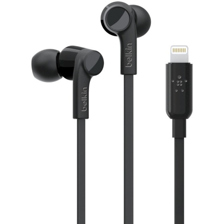 LTG,IN-EAR HEADPHONES,BETTER,BLACK. ROCKSTAR HEADPHONES WITH LIGHTNING CONNECTOR