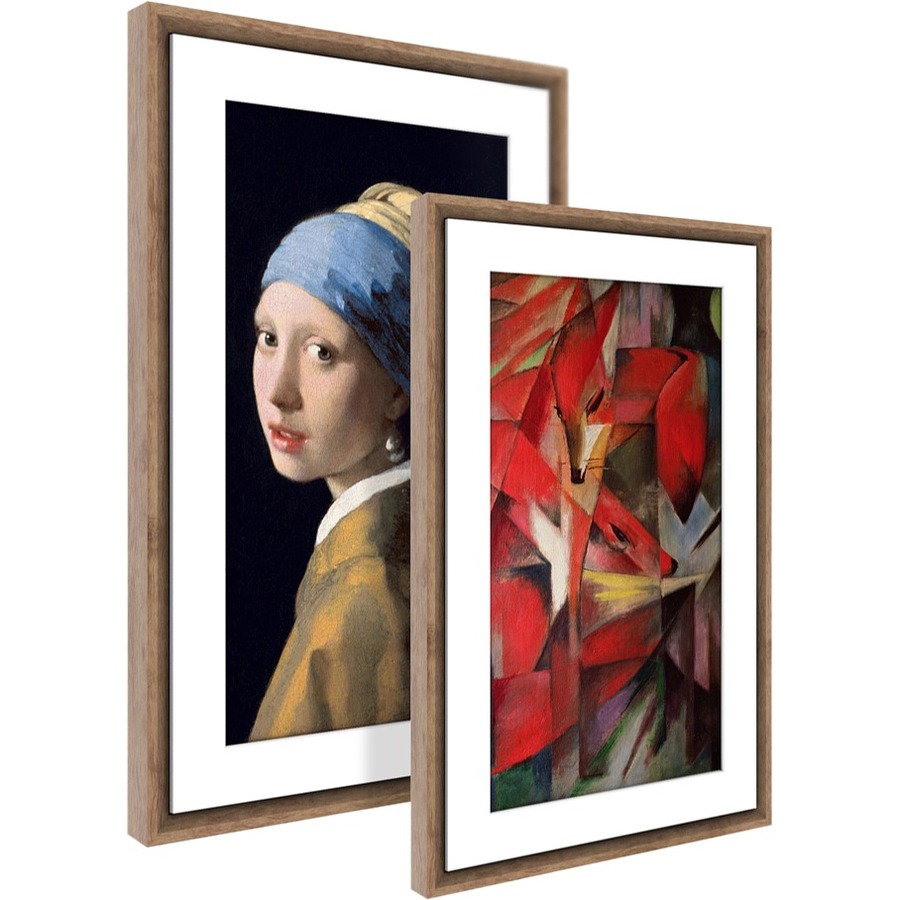 MEURAL CANVAS II THE SMART ART FRAME WITH 27 IN., 19X29 WALNUT WINSLOW FRAME