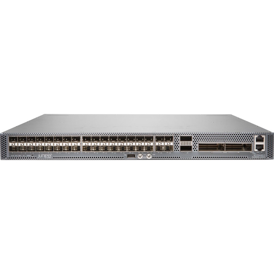 ACX5448, 36 SFP+/SFP PORTS, 2 QSFP28 PORTS, 2 CFP2 PORTS, REDUNDANT FANS AND AC