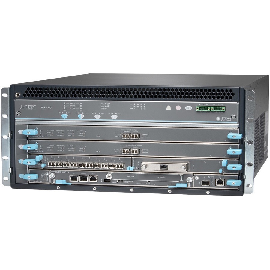SRX5400X CONFIGURED: RE3, 1XSCB3, 2XPEM