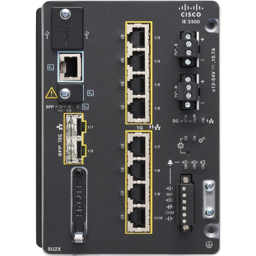 CATALYST IE3300 WITH 8 GE POE/POE+ AND 2 GE SFP, MODULAR, NA