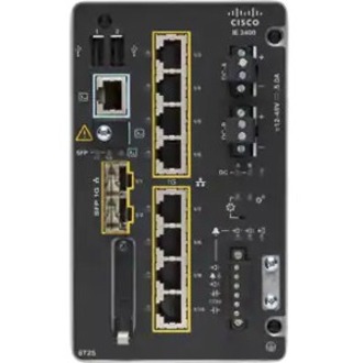 CATALYST IE3400 WITH 8 GE COPPER AND 2 GE SFP, MODULAR, NA