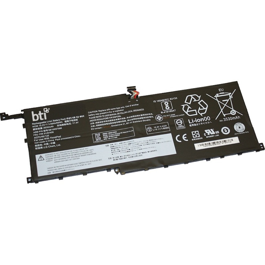 REPLACEMENT LI-POLYMER BATTERY FOR LENOVO THINKPAD X1 CARBON 4TH GEN 00HW028 00H