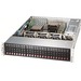 Supermicro SuperServer 2029P-ACR24H Dual-CPU LGA3467 2U Rack Server Barebone - 24x 2.5" Bays (2029P-ACR24H) - Supports Dual-CPU Intel Xeon Scalable, 1200W Titanium Redundant Power Supplies