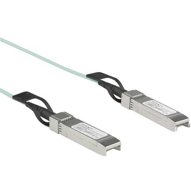 StarTech Dell EMC AOC-SFP-10G-5M Compatible 5m 10G SFP+ to SFP AOC Cable - 10GbE SFP+ Active Optical Fiber - 10Gbps SFP + Cable 16.4'