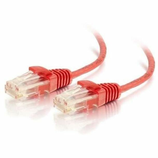 VS 1FT RED BOOTED C6 28AWG CM