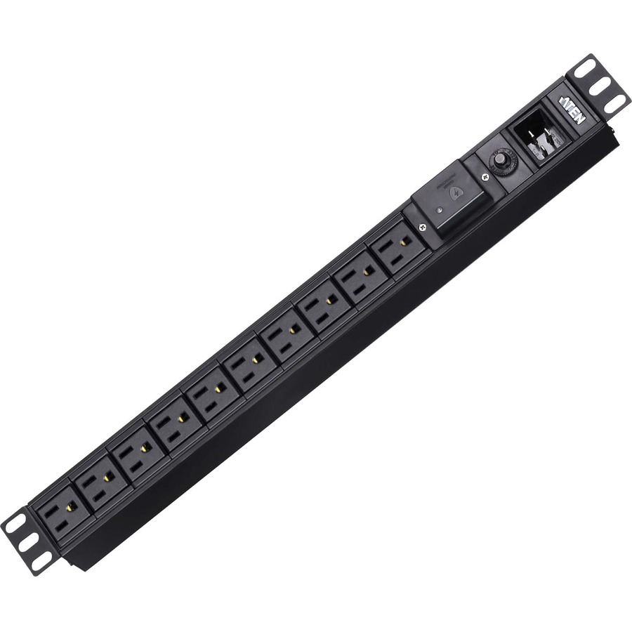 10 OUTLETS 20A BASIC PDU W/ SURGE PROTECTION