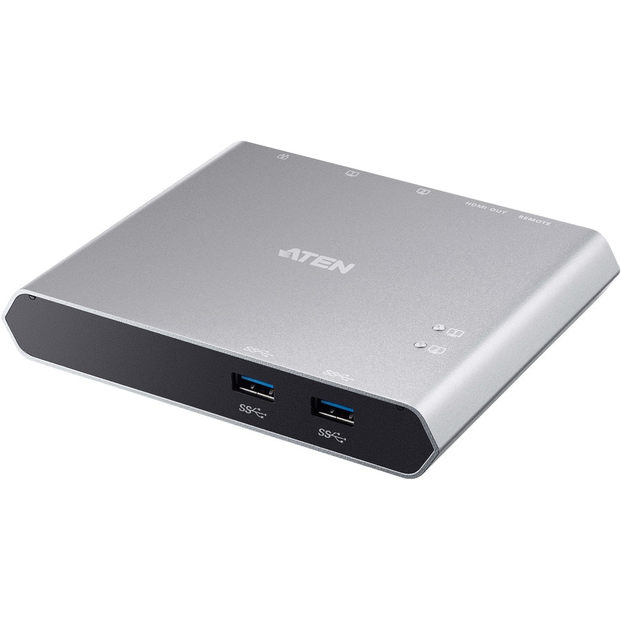 2-PORT USB-C DOCK SWITCH WITH POWEPASS-THROUGH