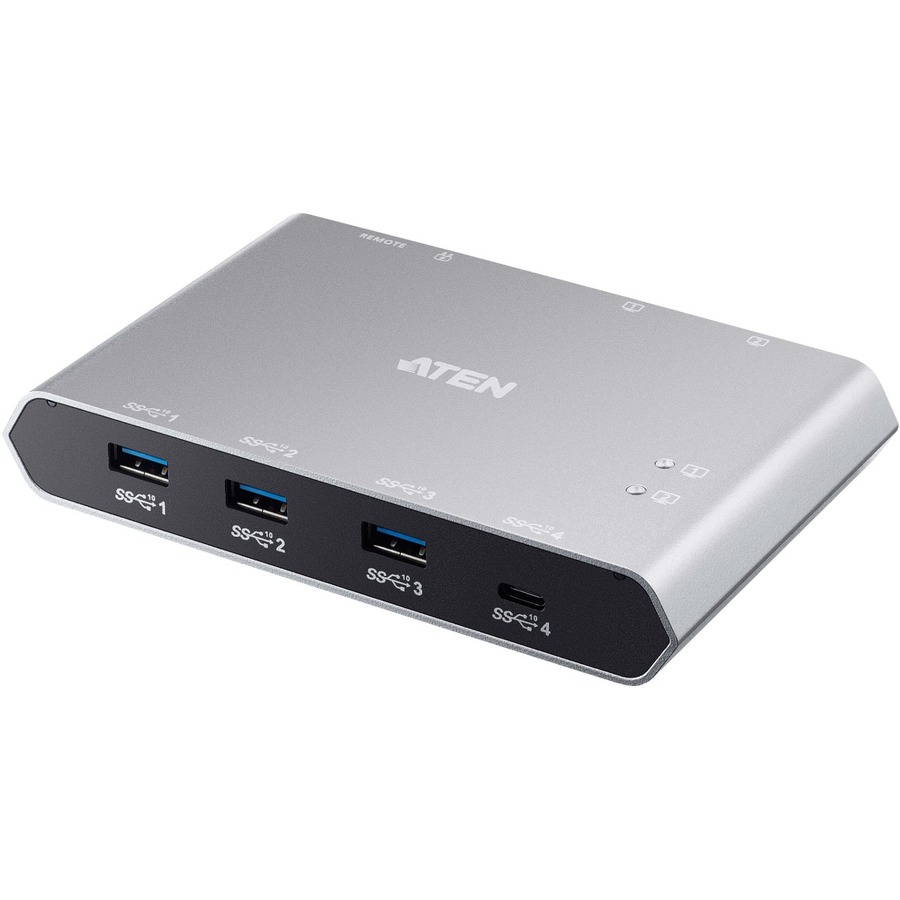 2-PORT USB-C SHARING SWITCH WITH POWER PASS THROUGH
