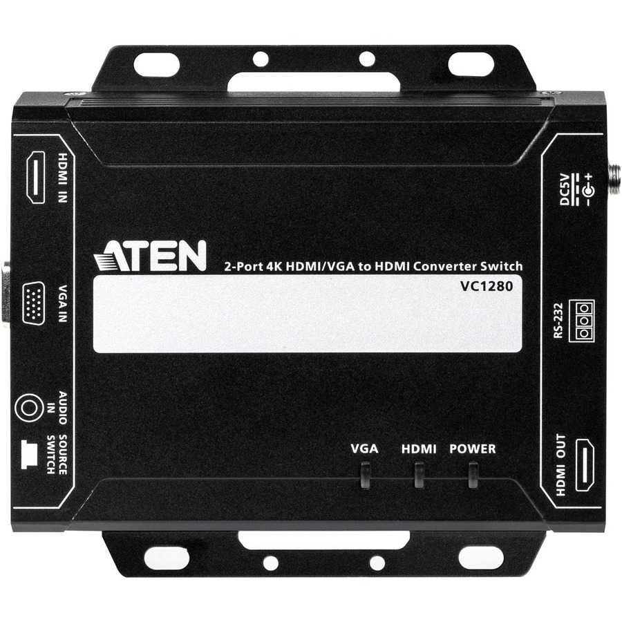 2-PORT 4K HDMI/VGA TO HDMI CONVERTER SWITCH
