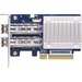 QNAP Dual Port 32Gb Fibre Channel FC Expansion Card - for select NAS SAN Server, SFP+ transceivers included (QXP-32G2FC)