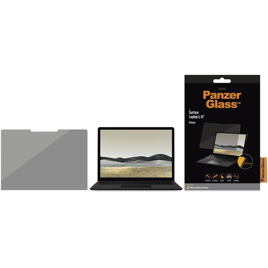 PANZERGLASS UNIVERSAL PRIVACY PROTECTOR FOR LAPTOPS, WITH TWO HOOK, EASY INSTALL