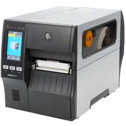 Tt Printer Zt411; 4"", 203 Dpi, US Cord, Serial, Usb, 10/100 Ethernet, Bluetooth 4.1/Mfi, USB Host, Cutter W/ Catch Tray, Ezpl