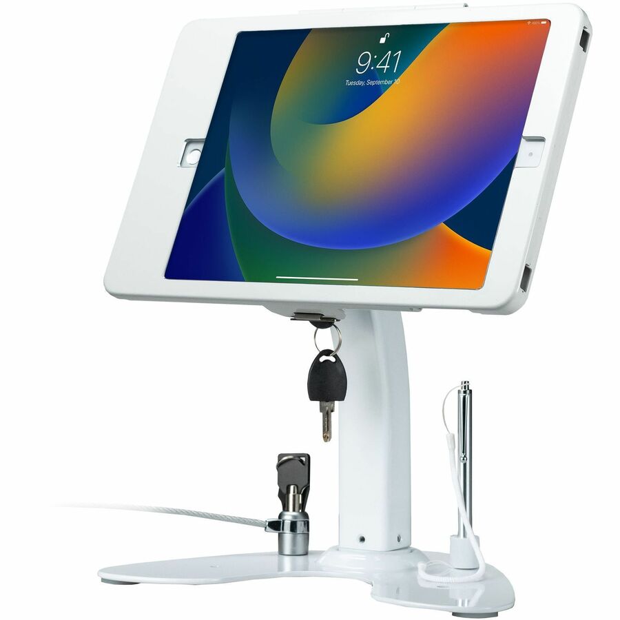 DUAL SECURITY KIOSK STAND WITH LOCKING C