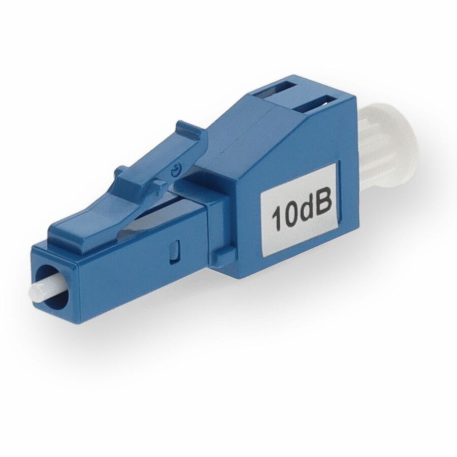 AddOn 10 dB Fixed LC Attenuator | LC Male to LC Female, OS1