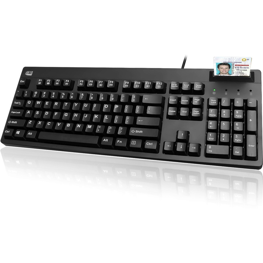 ADESSO EASYTOUCH 630SB-TAA SMART CARD READER KEYBOARD (TAA COMPLIANT) - BRINGS