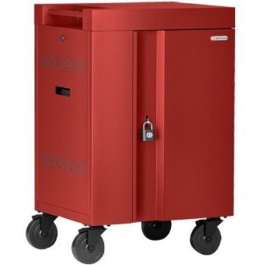 24-UNIT CUBE CART MINI, FOR DEVICES UP TO 45W, RED