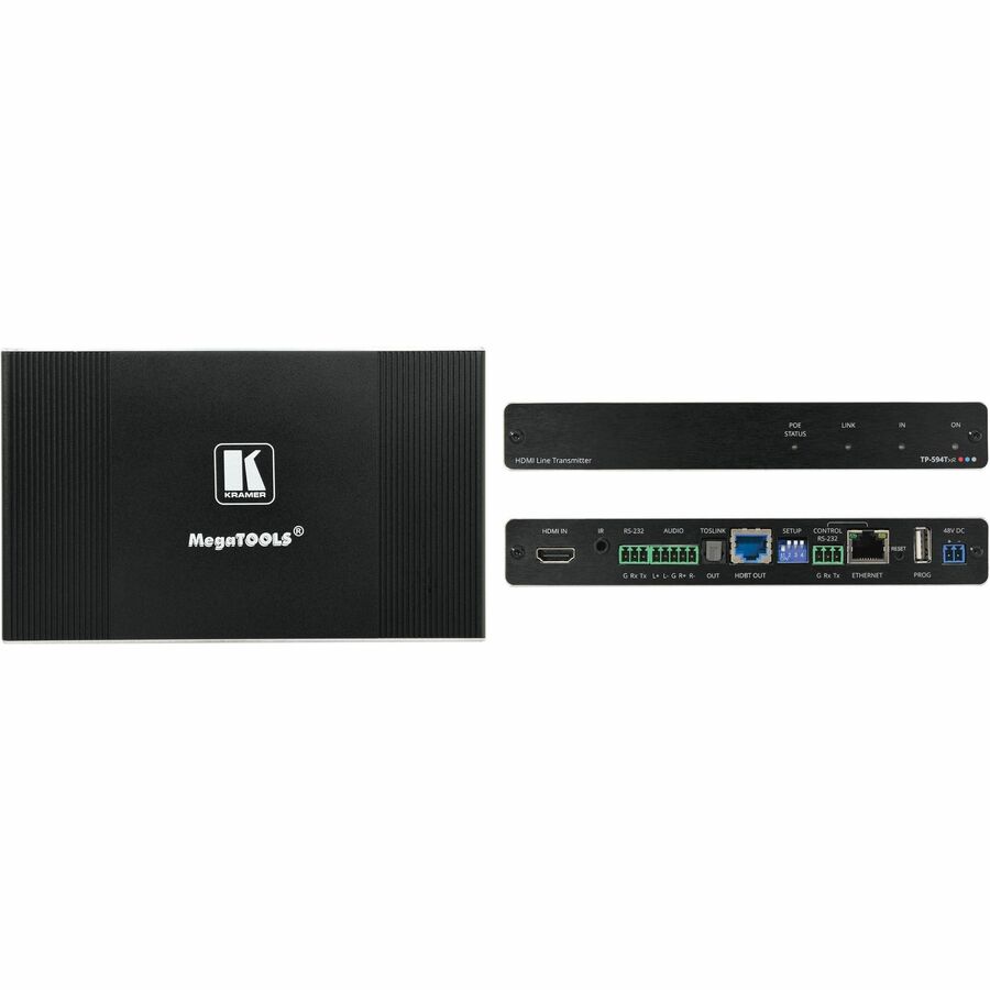 TP-594TXR IS A HIGH-PERFORMANCE, EXTENDED-REACH HDBASET 2.0 TRANSMITTER FOR 4K@6