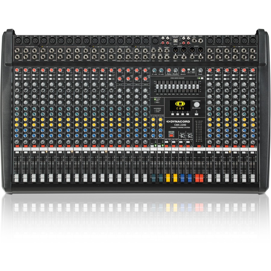 18 MIC/LINE PLUS 4 MIC/STEREO LINE CHANNELS