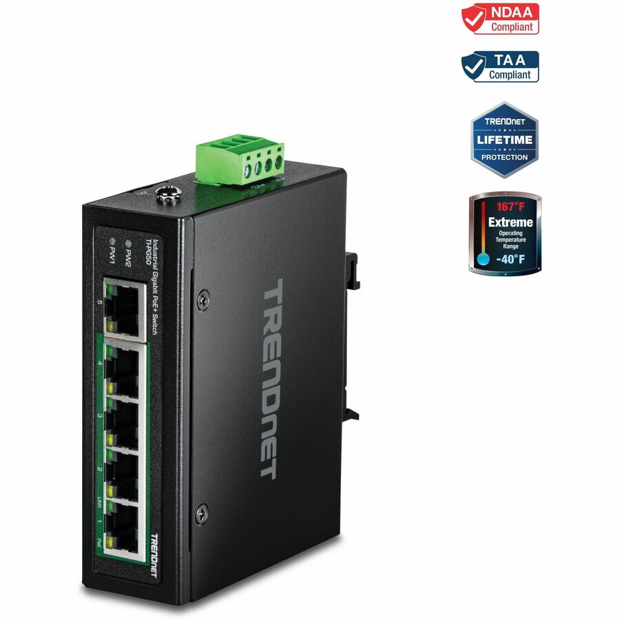 5Port Industrial Gigabit PoE
