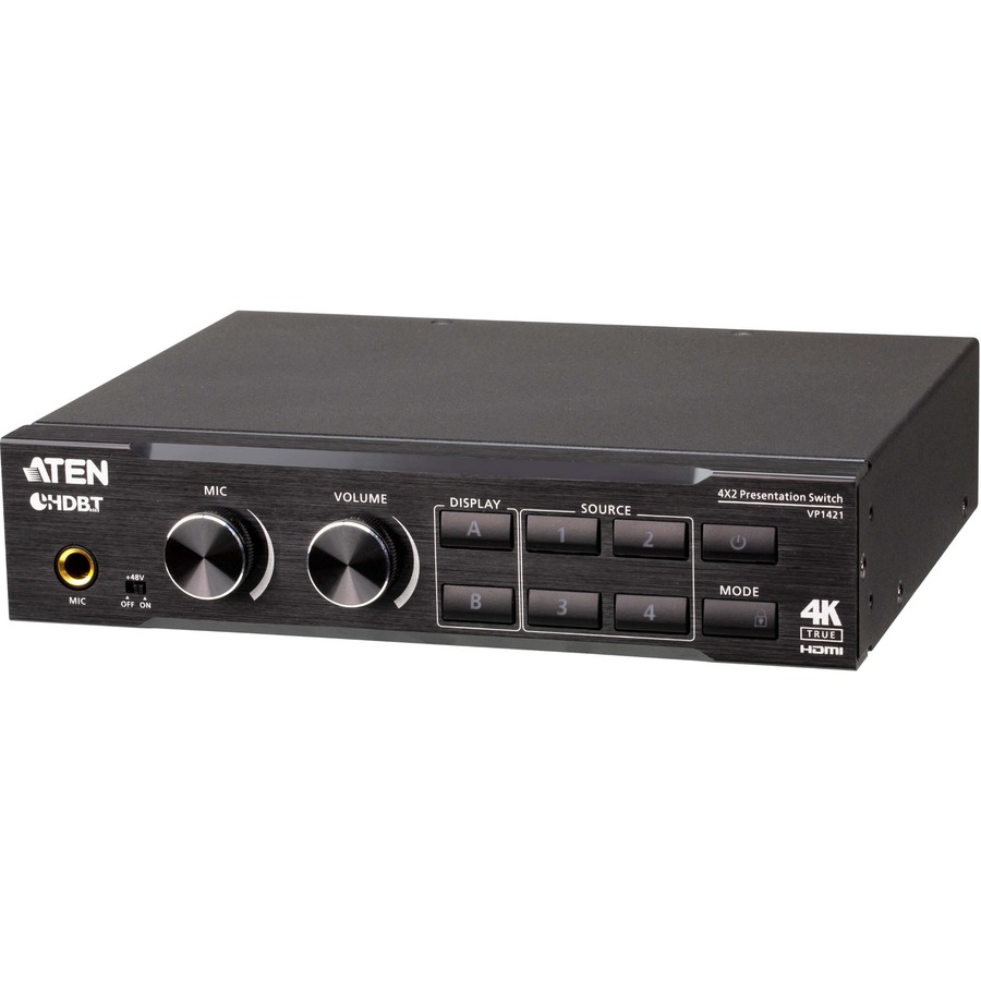 4 X 2 TRUE 4K PRESENTATION MATRIX SWITCH WITH HDBASET