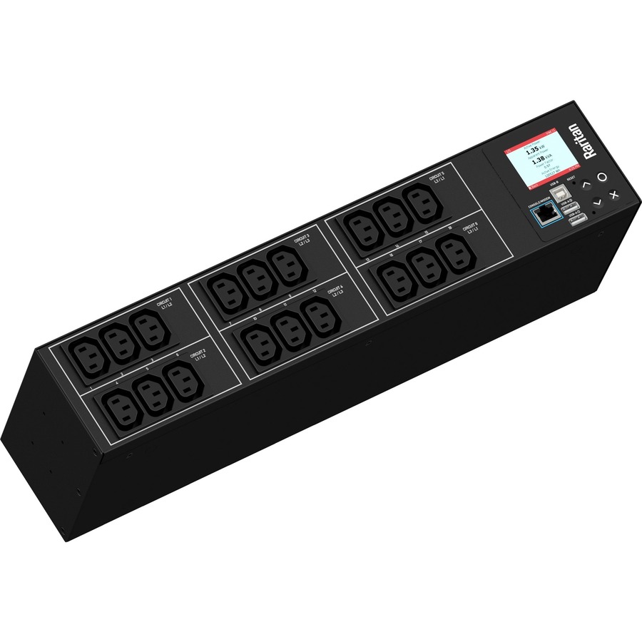 PX3-1579R:3-208V IPDU W/18 NOS W 2U BLK