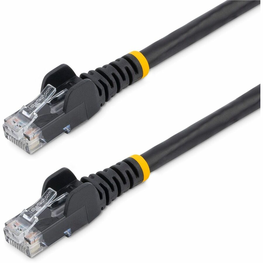 10PK 15FT CAT6 BLACK SNAGLESS