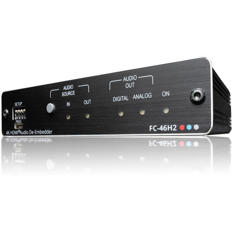 THE FC-46H2 IS A PROFESSIONAL HDMI AUDIO DE-EMBEDDER FOR HDMI SIGNALS UP TO 4K@6