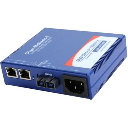 STANDALONE MEDIA CONVERTER, 1000BASE-TX/SX, MULTI-MODE 850NM, 550M, SC TYPE W/ A