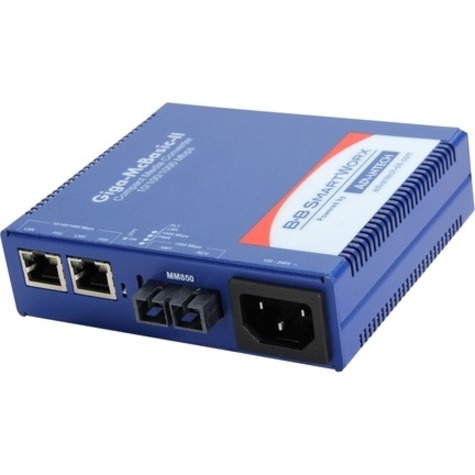 STANDALONE MEDIA CONVERTER, 1000BASE-TX/LX, SINGLE-MODE 1310NM, 10KM, SC TYPE W/
