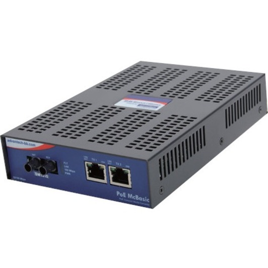 IMC-480-M8ST-US - STANDALONE POE MEDIA CONVERTER, 100BASE-TX/FX, MULTI-MODE 850N