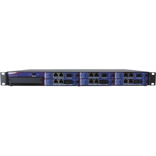 INTELLIGENT MODULAR 6-SLOT MEDIA CONVERTER CHASSIS, AC POWER